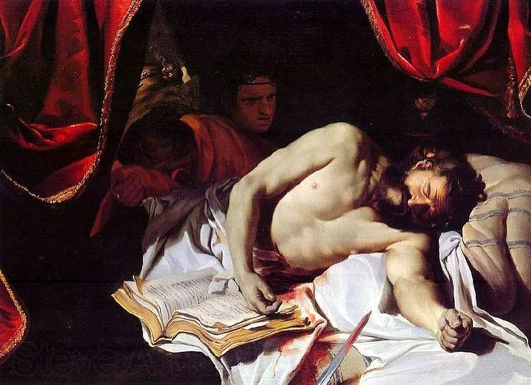 Charles Lebrun Suicide of Cato the Younger Spain oil painting art